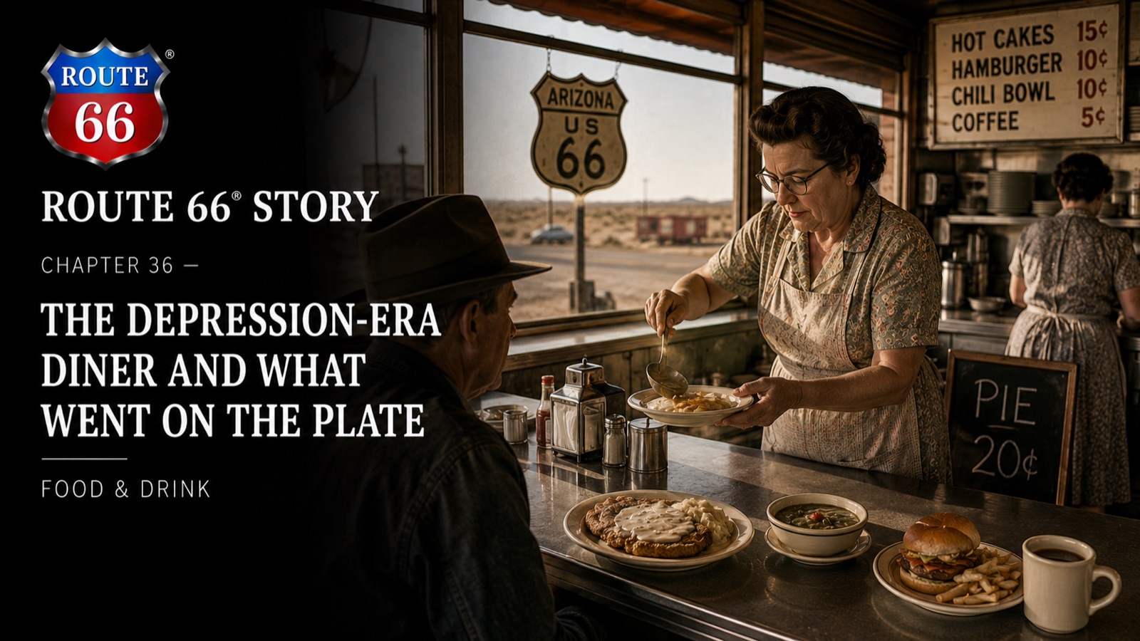 Chapter 36 — The Depression-Era Diner and What Went on the Plate | Route 66 Beer