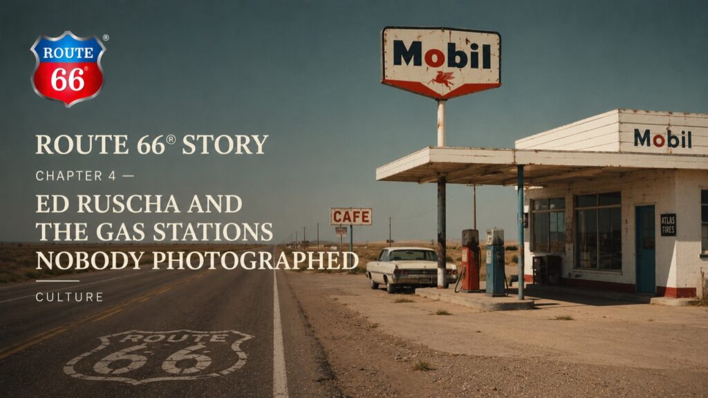 Chapter 4 — Ed Ruscha and the Gas Stations Nobody Photographed | Route 66 Beer
