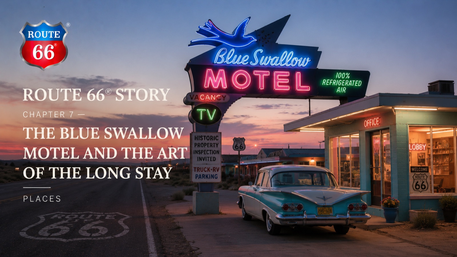 Chapter 7 — The Blue Swallow Motel and the Art of the Long Stay | Route 66 Beer