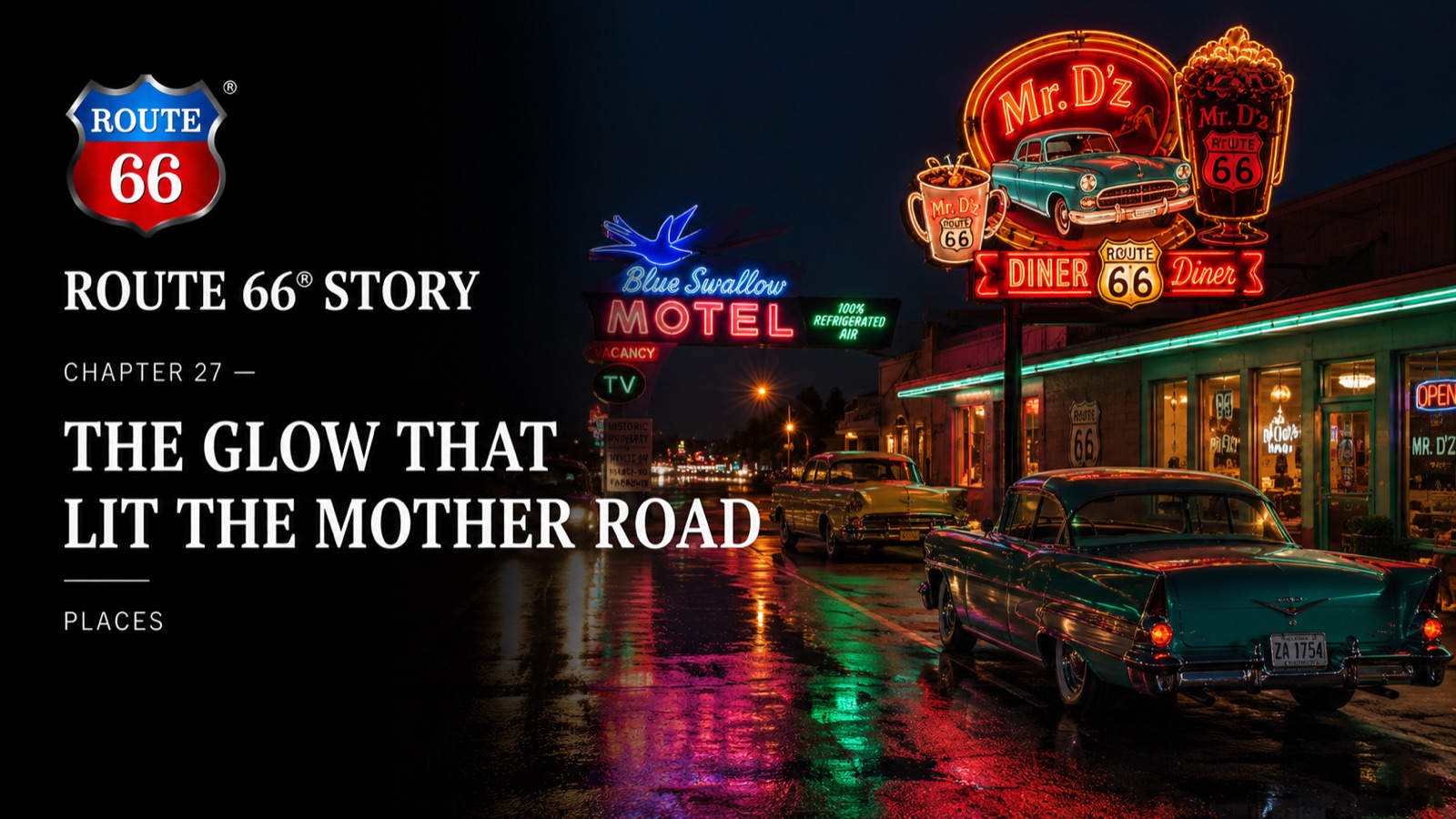 Chapter 27 — The Glow That Lit the Mother Road | Route 66 Beer